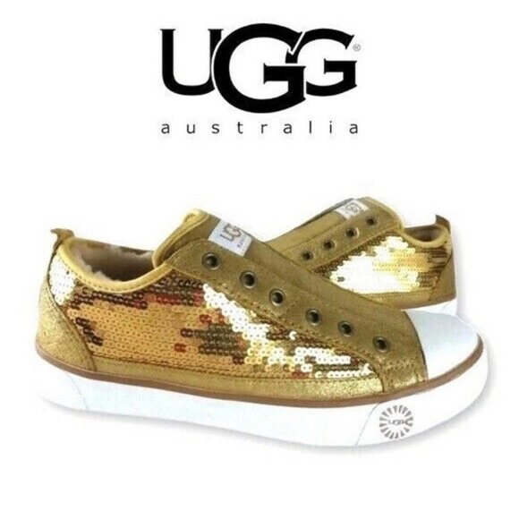 ugg sneaker gold